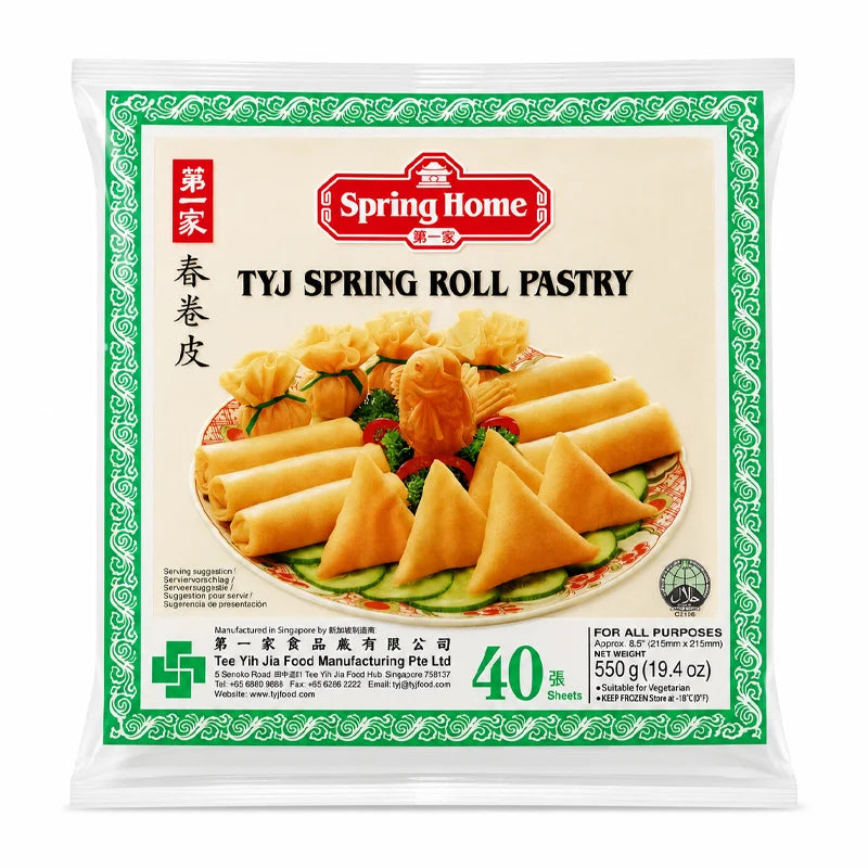 Massa para Crepes Chineses Spring Home 550g