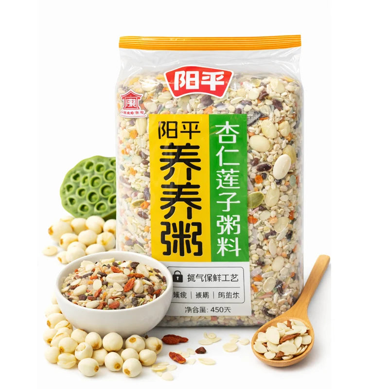 Mezcla Cereales y Semillas para Gachas de Almendra y Loto | 430grs
