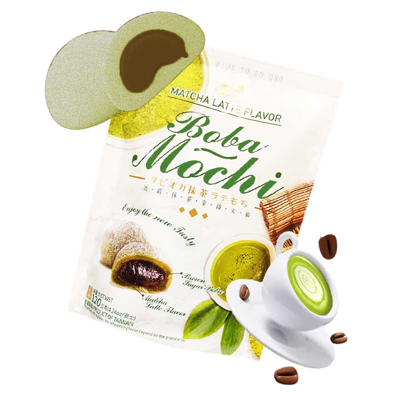 Mochis de Matcha Latte 120grs | Boba Mochi