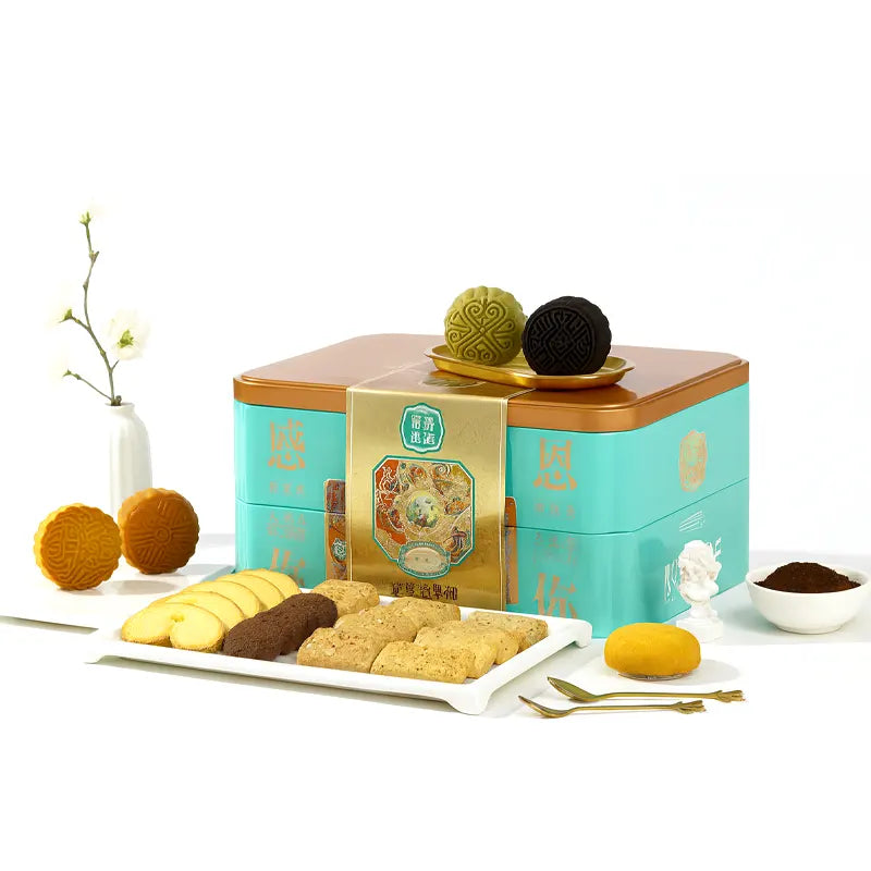Mooncakes &amp; Delights Double Box – Premium Edition “Thanks to You”