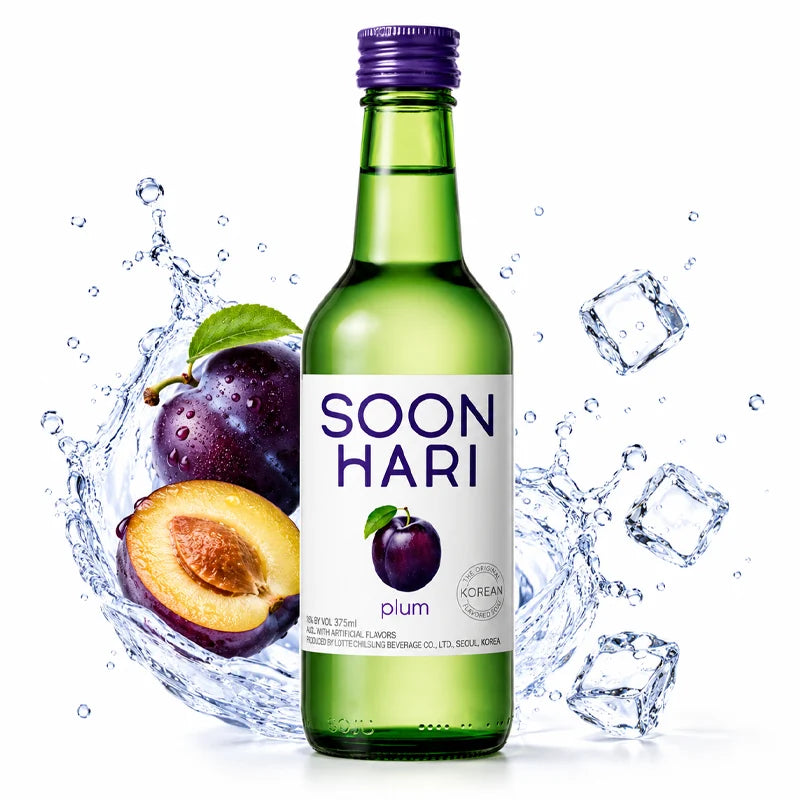 Soju Coreano Ciruela 350ml | LOTTE