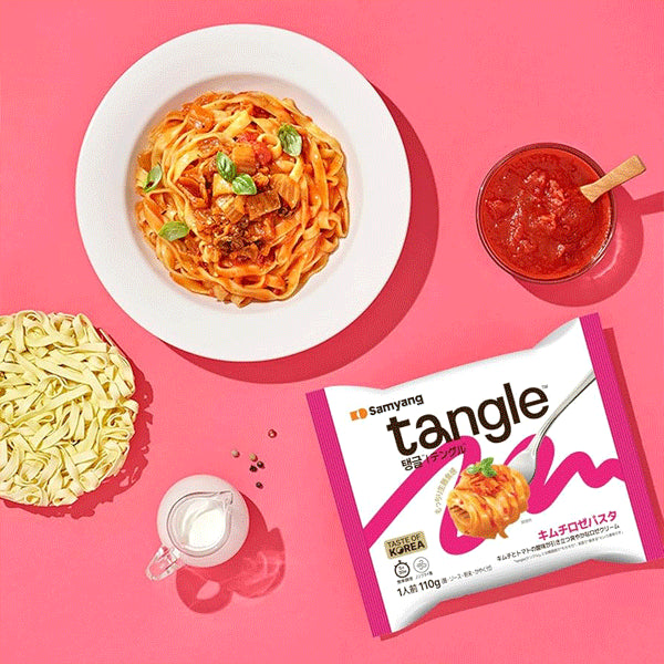 Pasta Tangle Kimchi Rose 110grs | Samyang