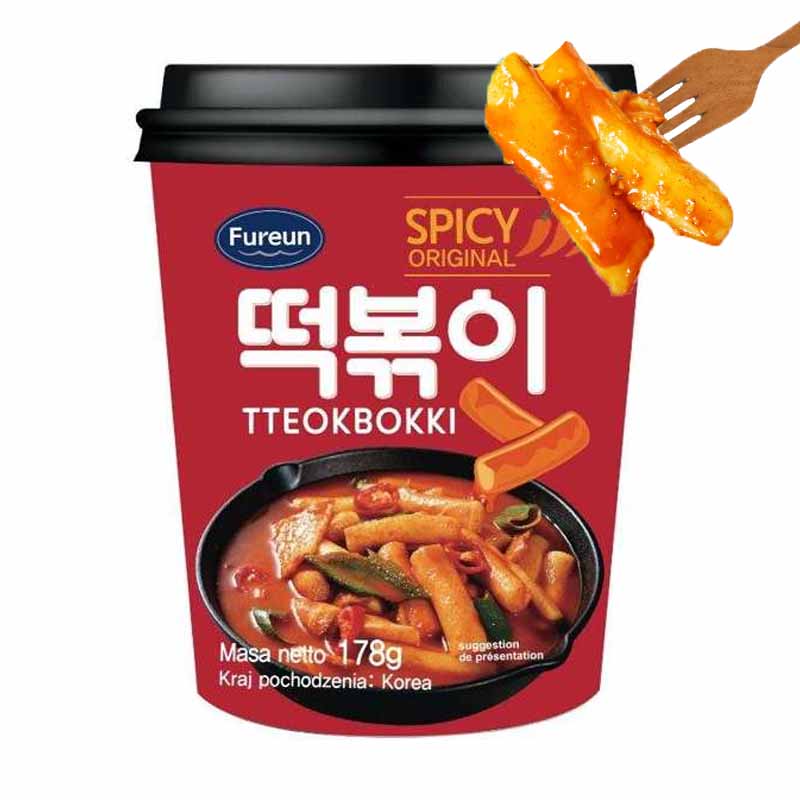 Tteokbokki Coreano instantáneo picante 178grs | SPICY