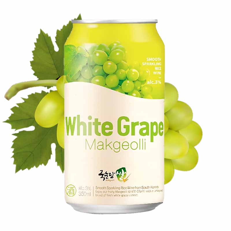 Vino de arroz Coreano Makgeolli Uva 350ml