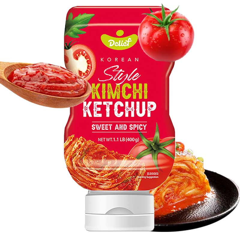 Salsa Coreana Ketchup con Kimchi 375grs | Delief