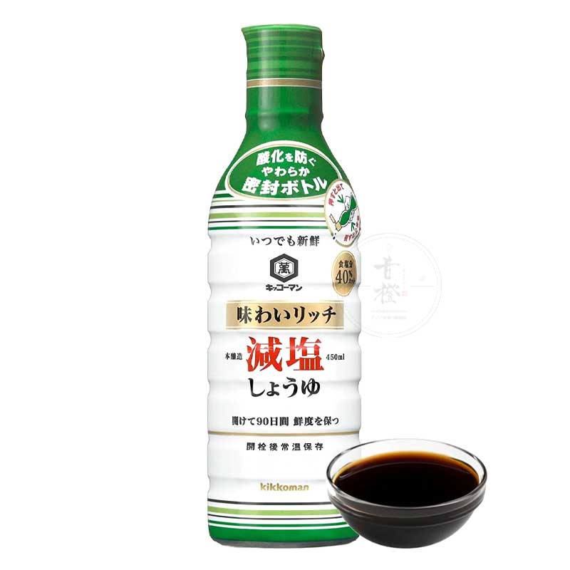 Salsa de soja Japonés baja en sal | Kikkoman 450ml