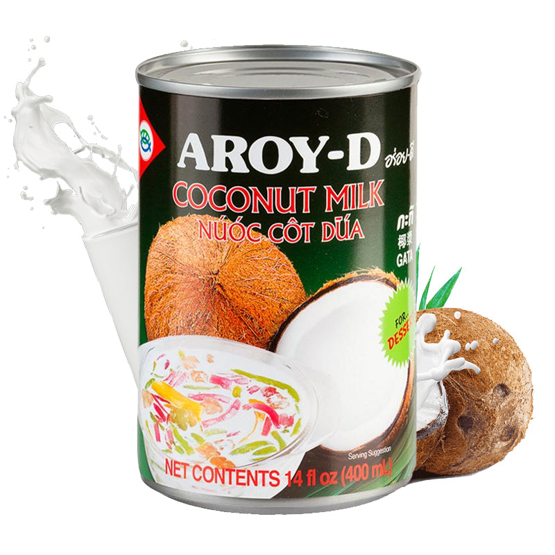 Leche de coco para postres AROY D 400 ML