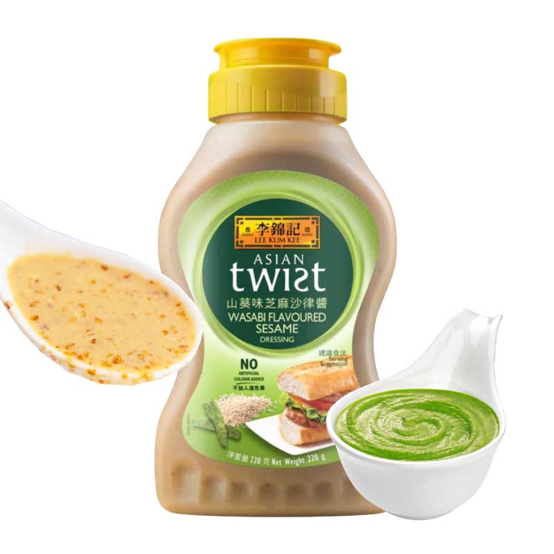 Salsa de sésamo y wasabi 220grs | Sesame dressing | LEE KUM KEE