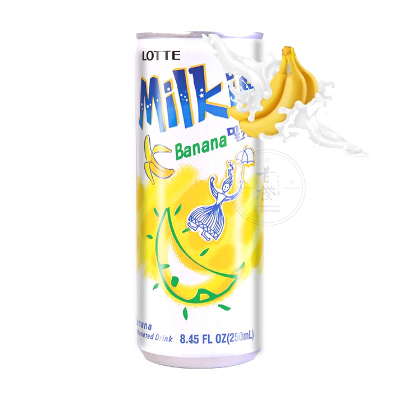Bebida Coreana leche con plátano 250ml