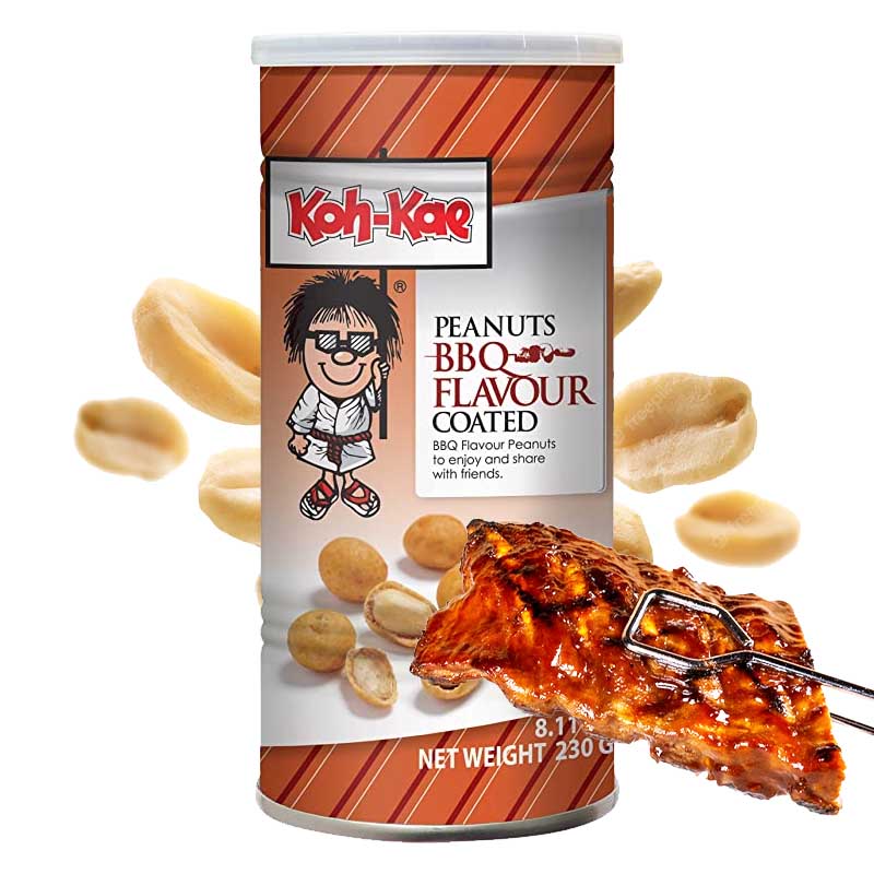 Barbecue BBQ flavor peanuts 230grs | koh kae