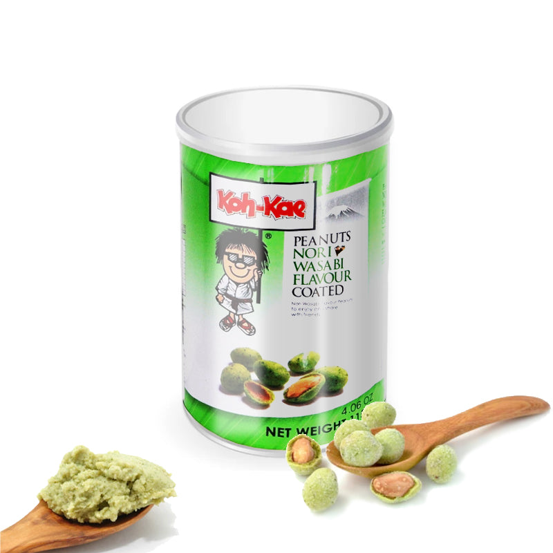 Cacahuetes con wasabi y alga nori 105grs