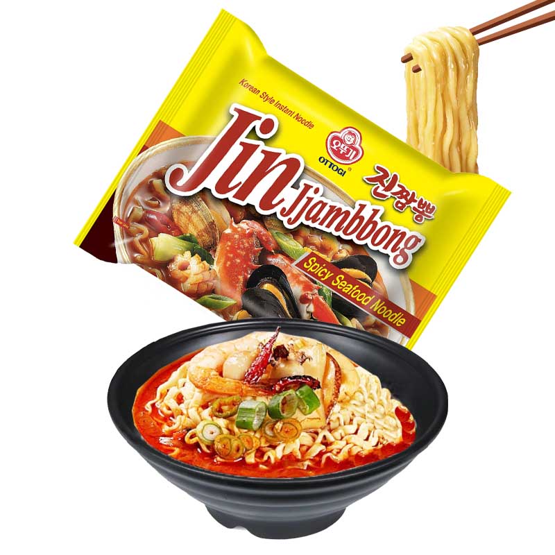 Fideos Ramen Jjambbong 110grs | Picante Marisco| Ottogi