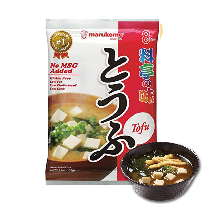 Instant Miso Sopa Tofu y Wakame 153grs | Marukome