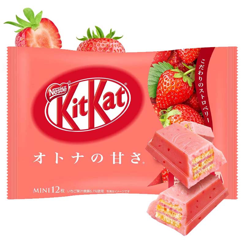 KitKat Japonés Sabor Fresa 135g | 12U