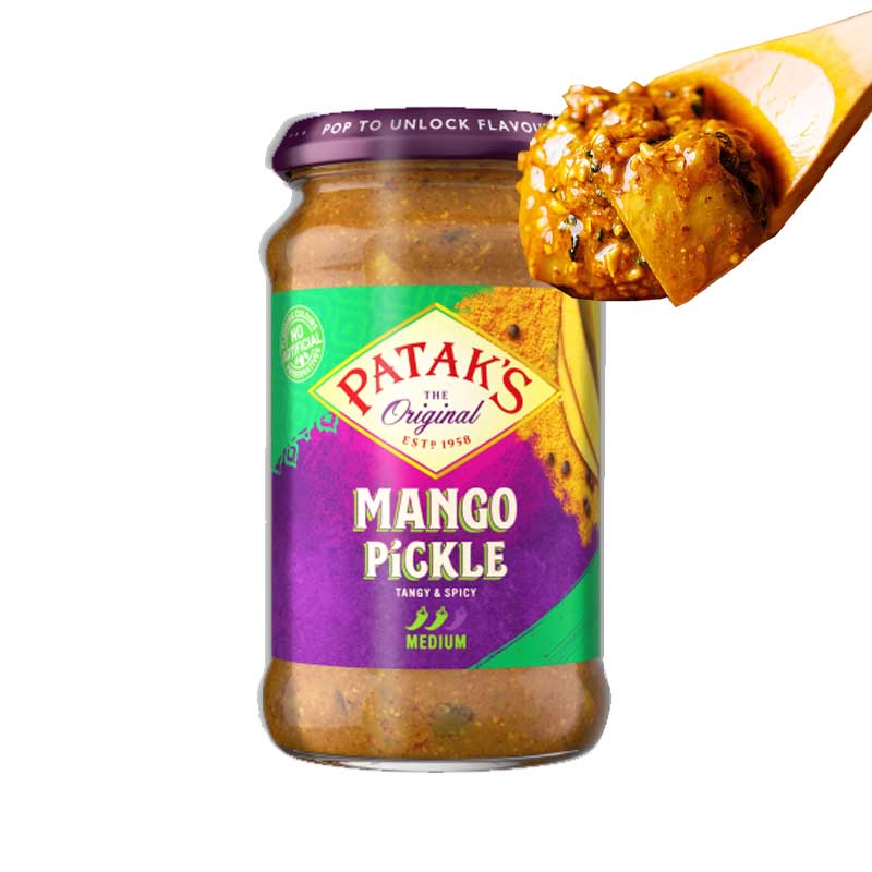 Mango Pickles encurtido Indio 283grs | Aam Ka Achaar | Patak's