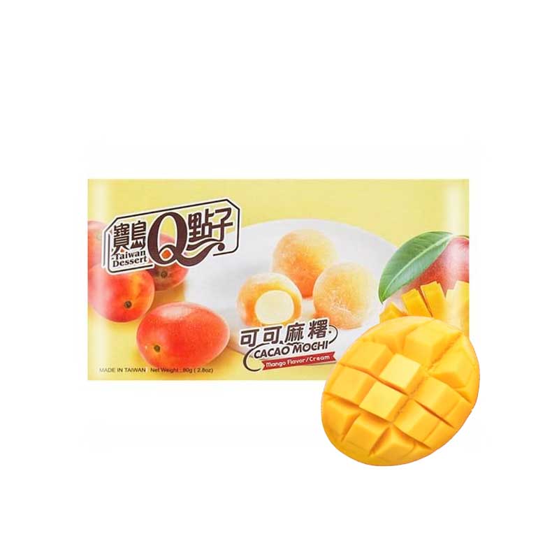 Mochis de Mango con relleno de chocolate blanco 80g