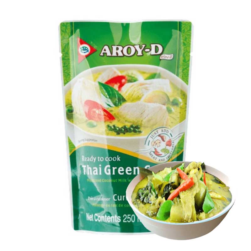 Pasta Thai curry verde 250ml | Aroy d