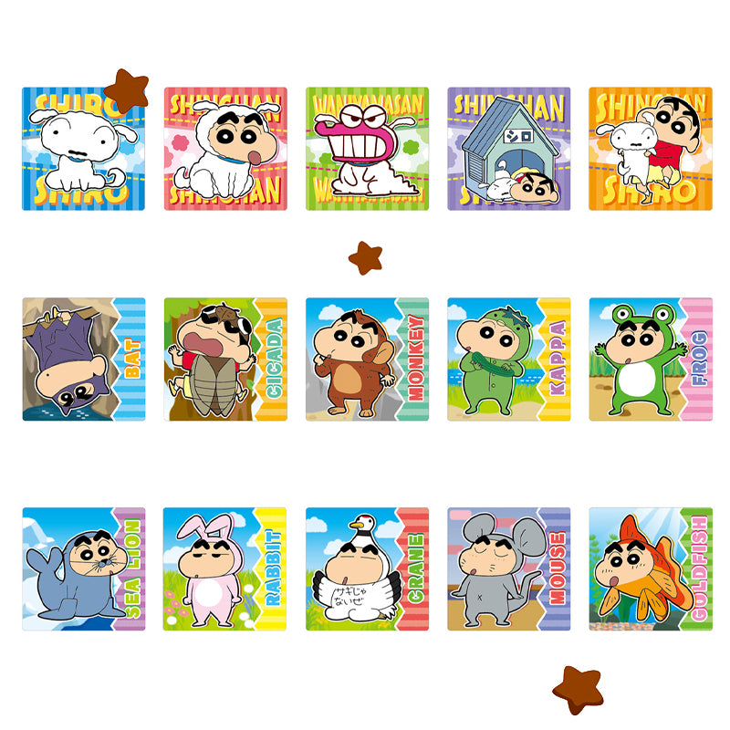 pegatina shin chan chocobi