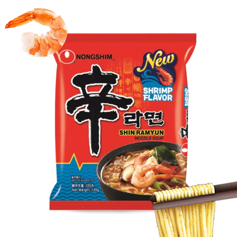 Fideos Ramen Coreano Shin sabor Gamba 120g | Nongshim