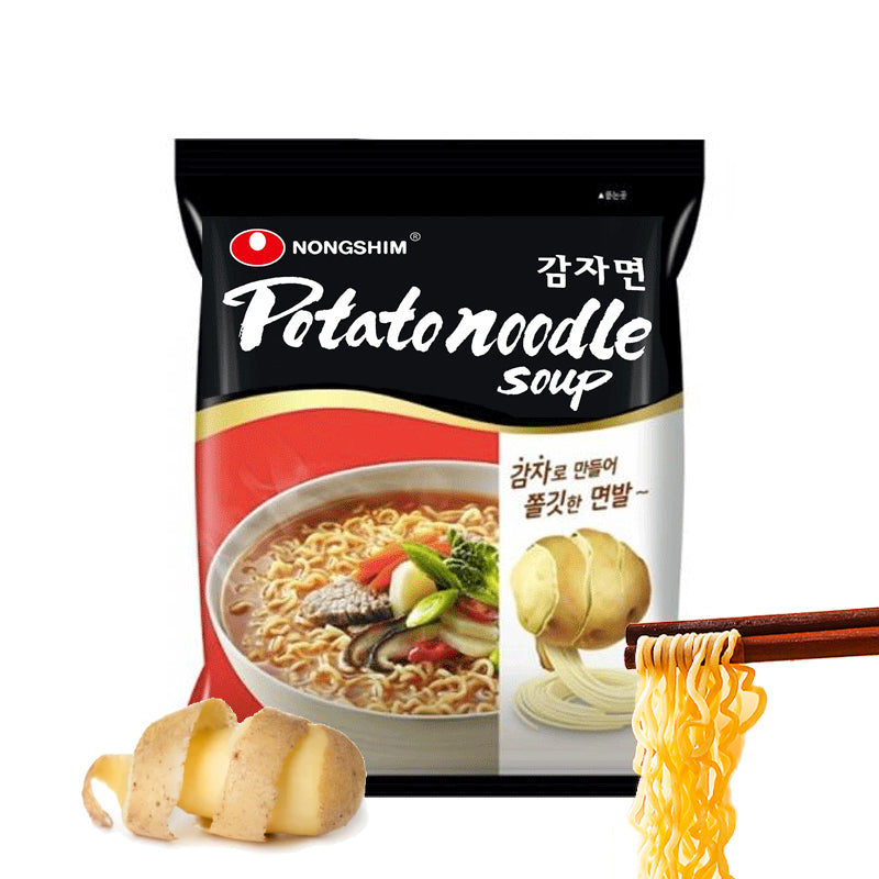 Ramen Coreanos de Patata, Carne y Verduras 117g