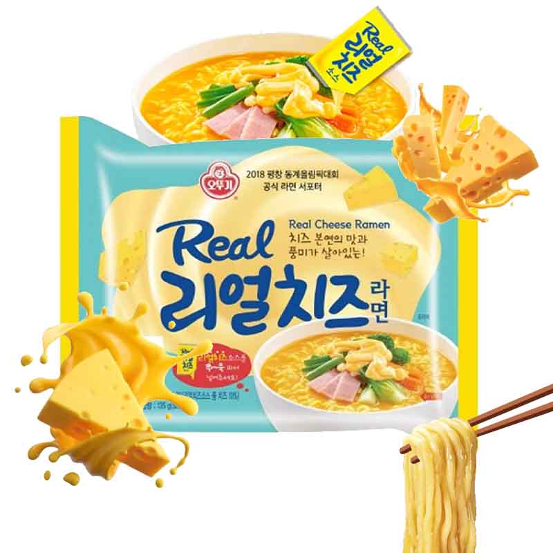 Fideos Ramen Coreano con Queso 135grs | Ottogi