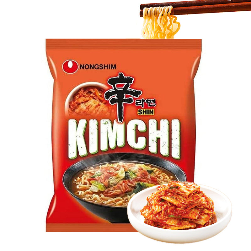 Ramen Shin Coreanos con Kimchi 120g