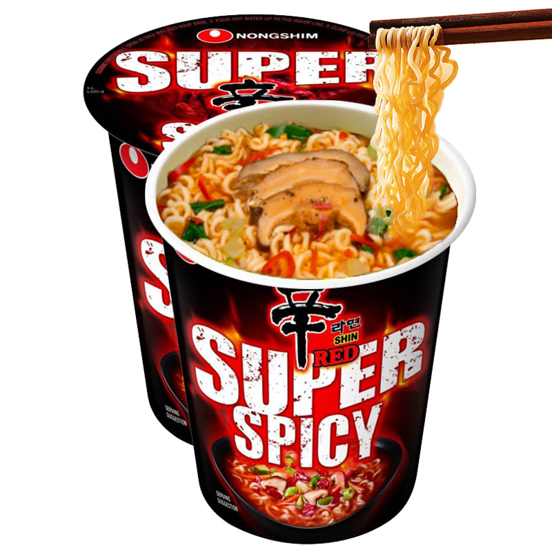 Ramen Coreano Shin Red Ramyun Super Picante 68g | Nongshim