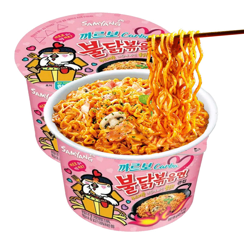 Ramen Coreano carbonara  ULTRA HOT Chicken bowl 105g