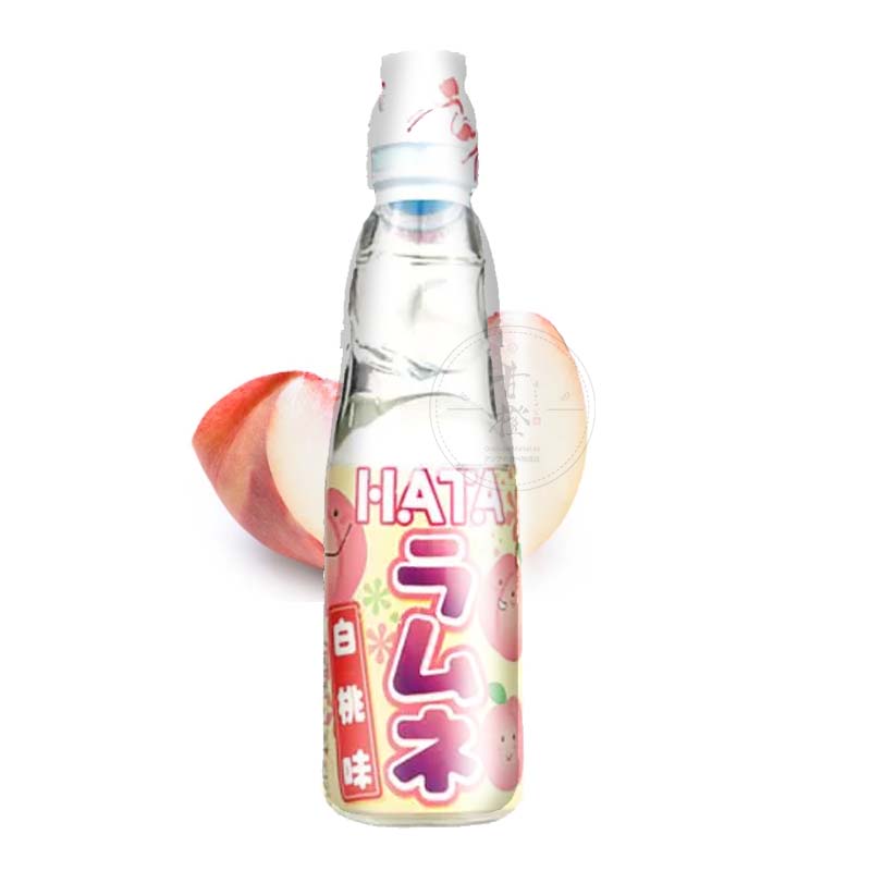 Soda japonés sabor a Melocoton 200ml | RAMUNE
