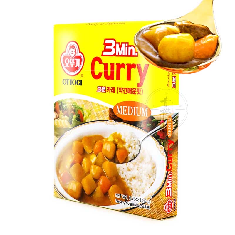 Ottogi 3 minutes Curry Medio Picante 200g