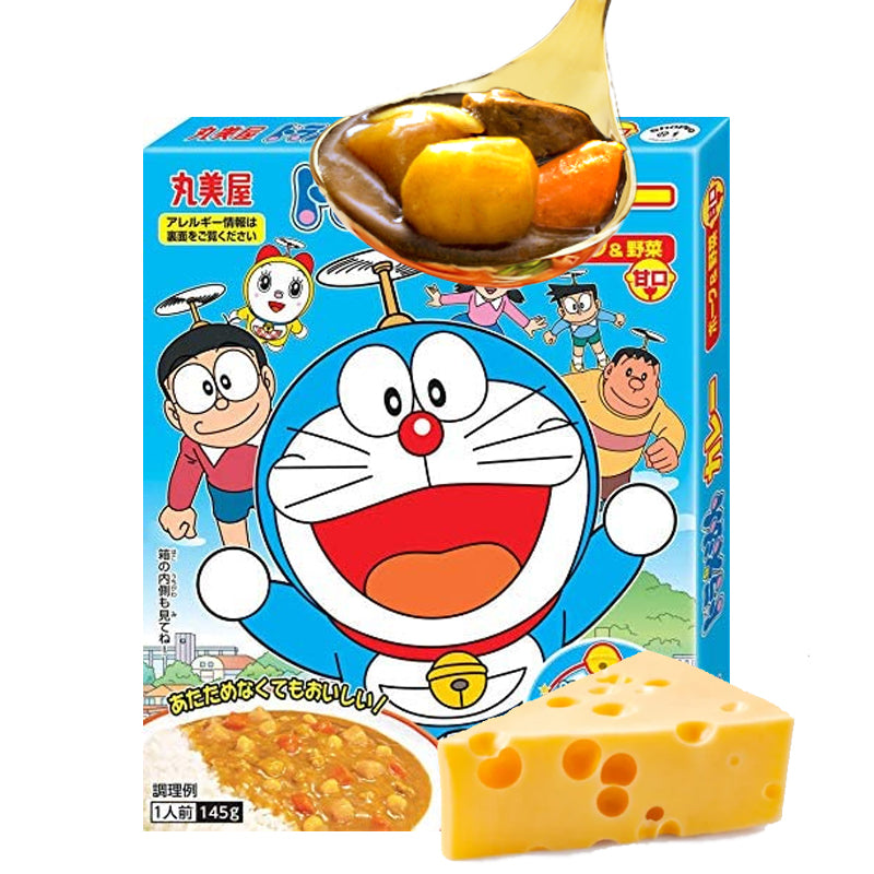 Salsa de Curry Japonés con Cerdo y Queso | Doraemon 145g