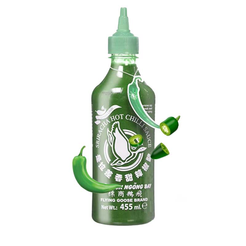 Salsa Sriracha Verde 455ml | Flying Goose