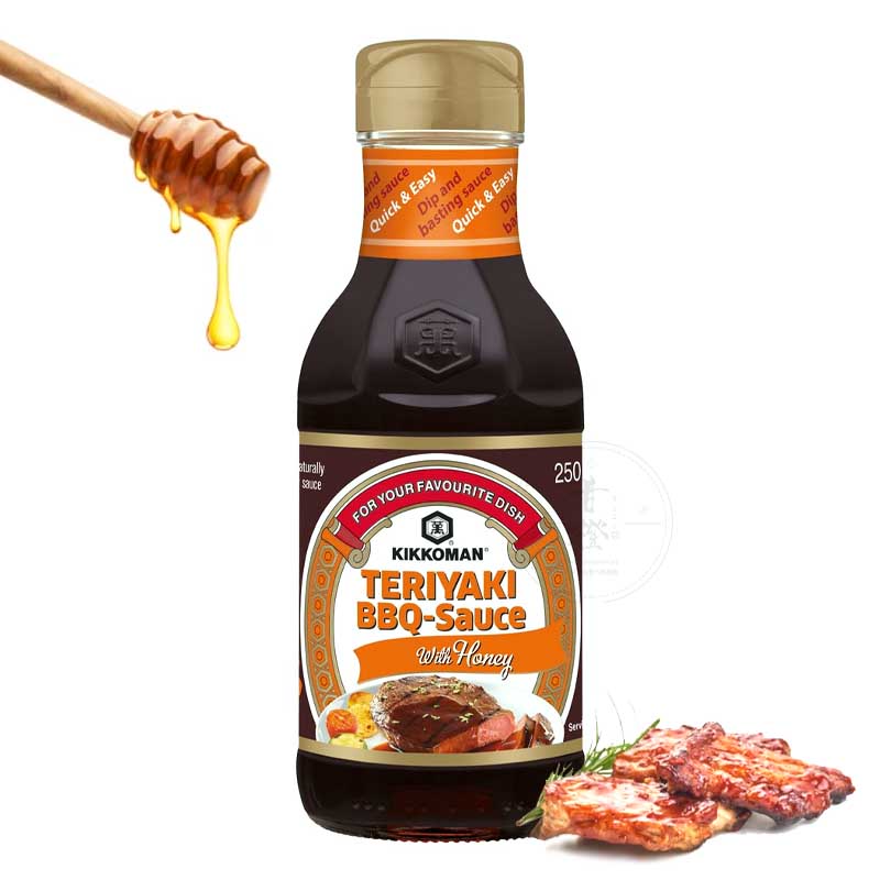 Salsa Teriyaki BBQ con Miel 250g