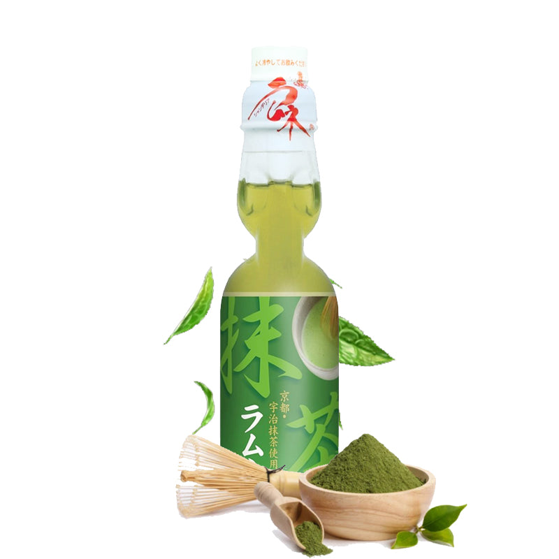 Soda japonés sabor a matcha 200ml | RAMUNE