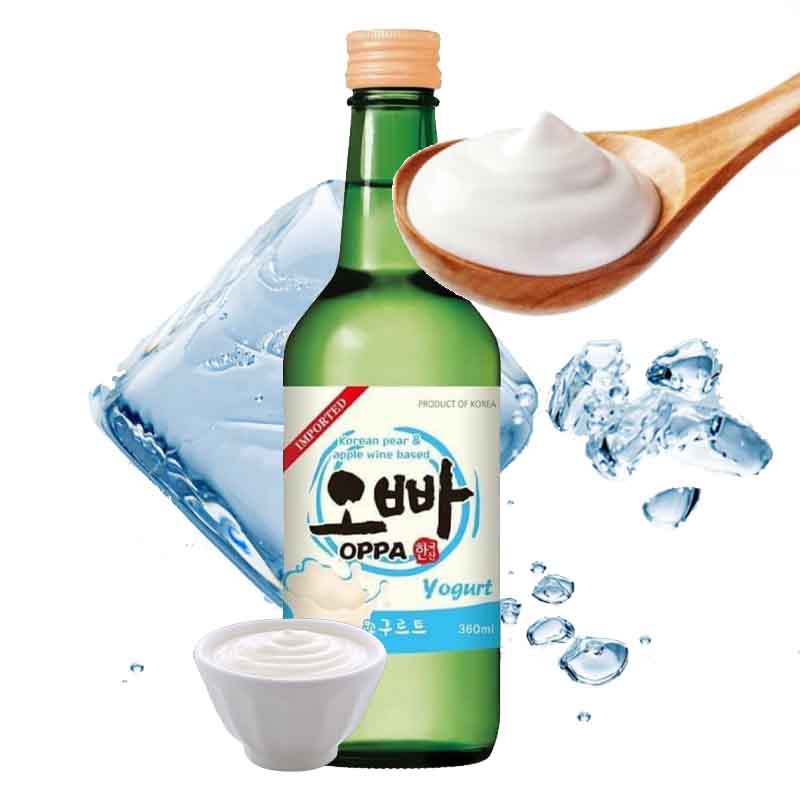 Licor Coreano Soju de Yogurt 360ml | OPPA