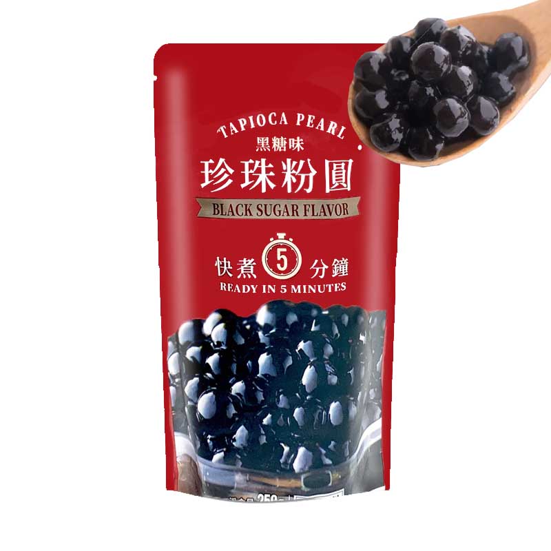 Perlas de tapioca Taiwanés Bubble tea 250g