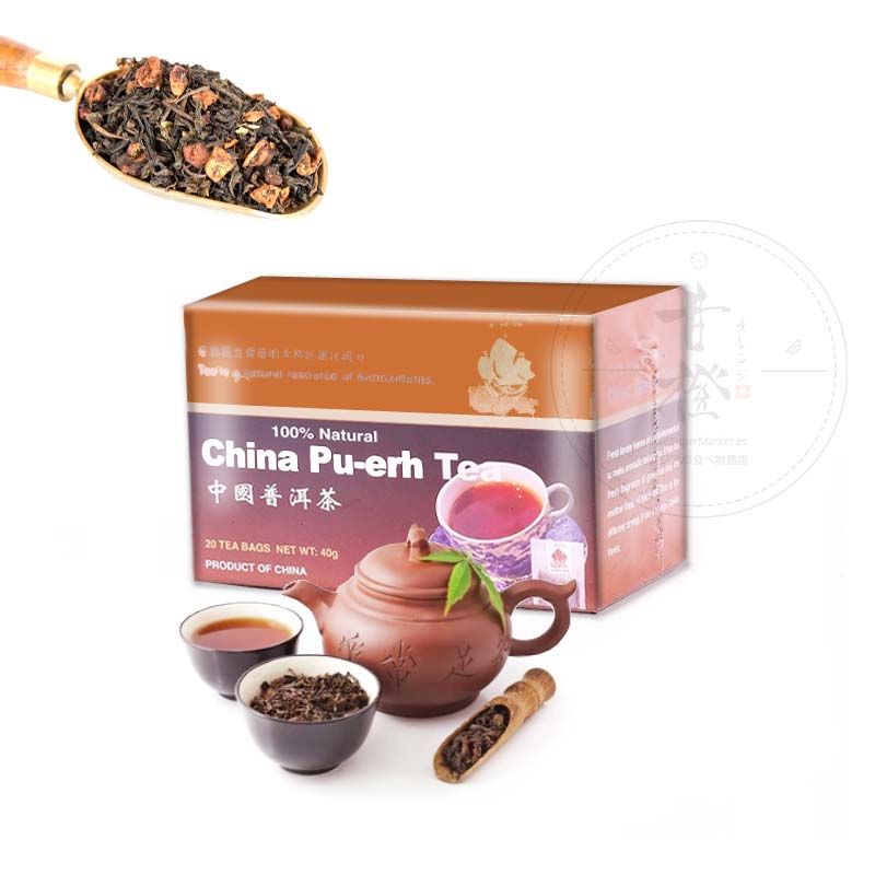 Té pu-erh China natural 40g