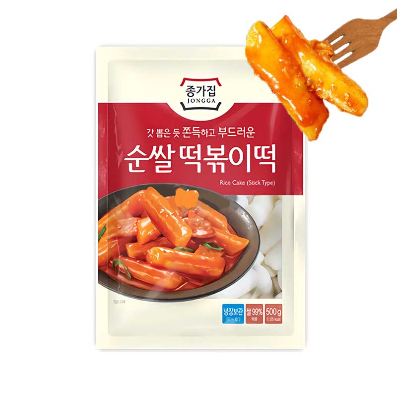 Tteokbokki Coreano Topokki 500grs | Jongga