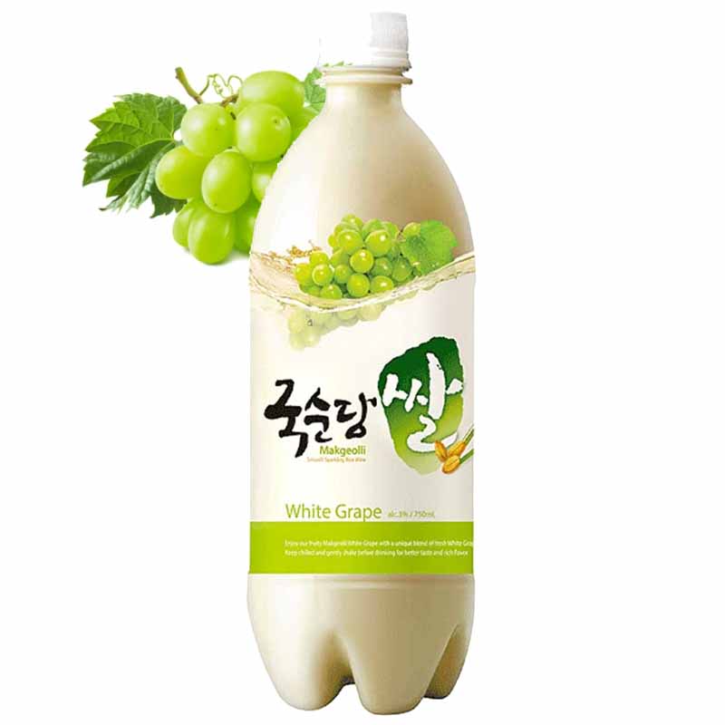 Vino de arroz Coreano Makgeolli Uva 750ml