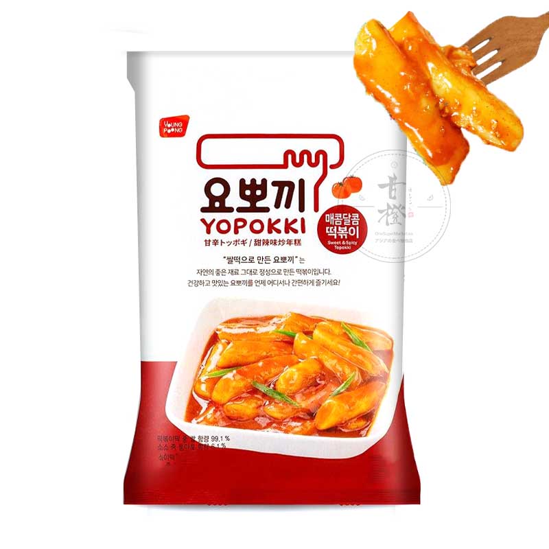 Yopokki Topokki Coreano con salsa Picante y dulce 280grs